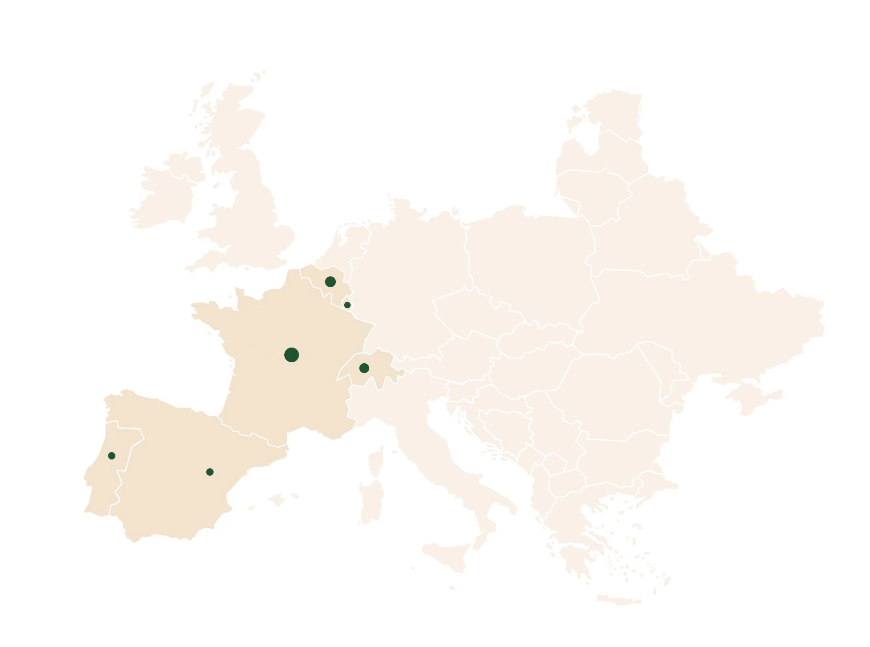 Carte des magasins Nature & Découvertes